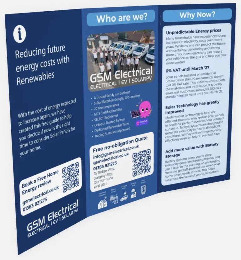 Did You Receive Our Latest Solar & Battery Storage Leaflet?